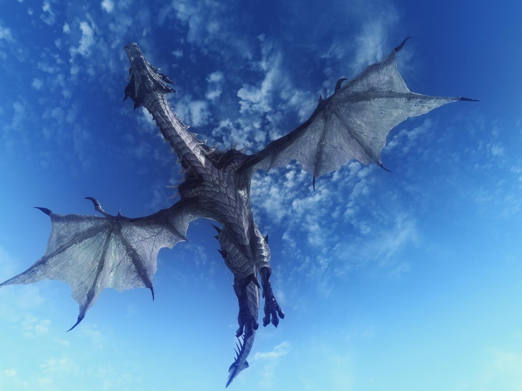 Дракон расправил крылья