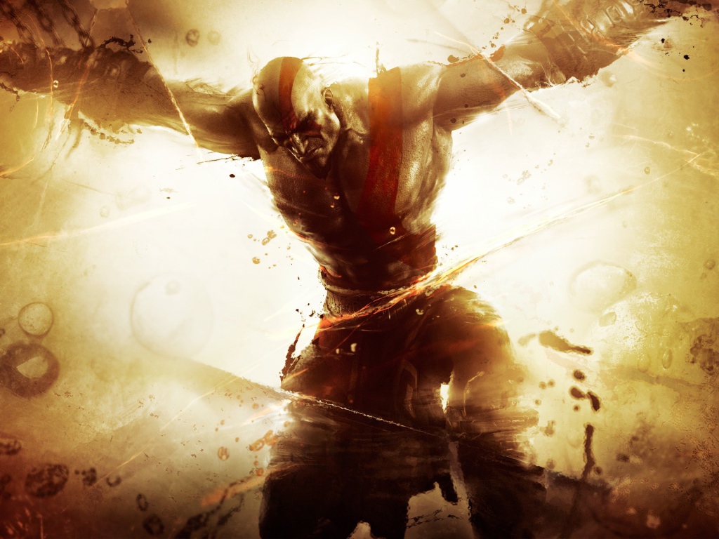 Рисунок фантастического воина