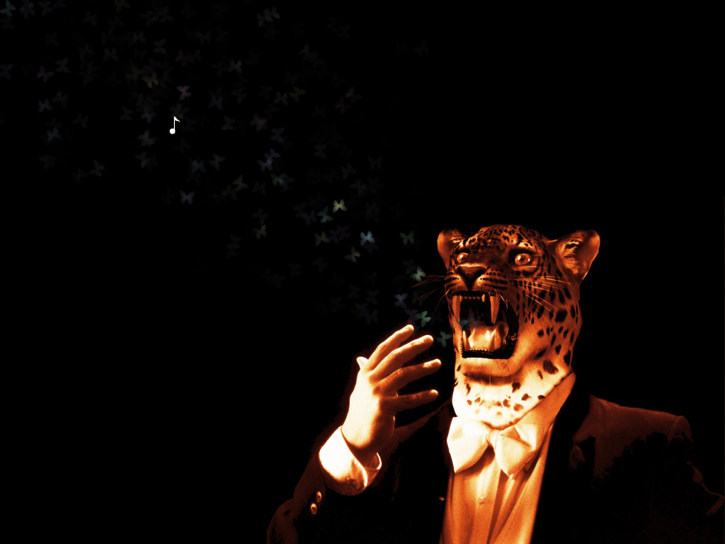 Человек с головой леопарда