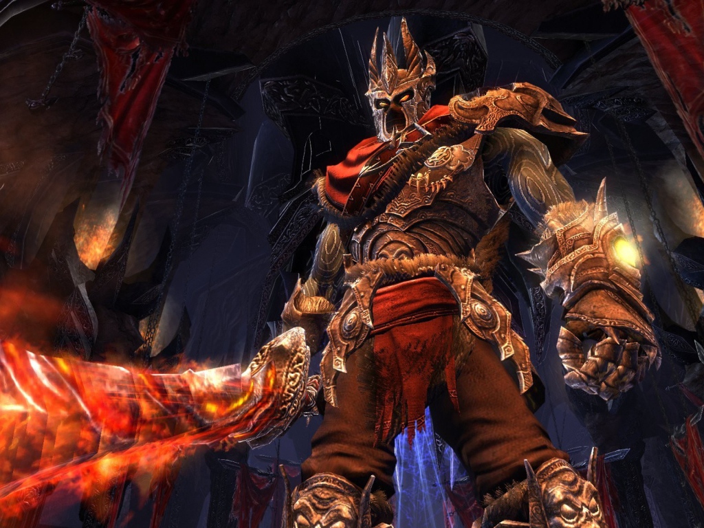 Воин с огненным мечом