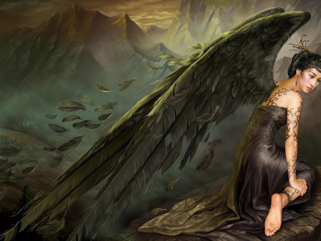 Черный ангел теряет перья