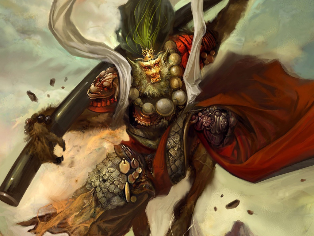 Рисунок фантастического монстра