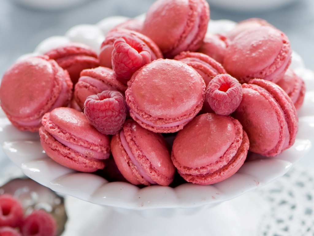 Малиновое печенье