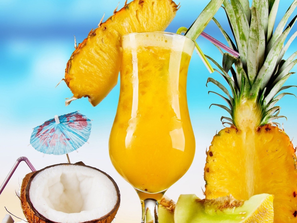 Ананасовый коктейль