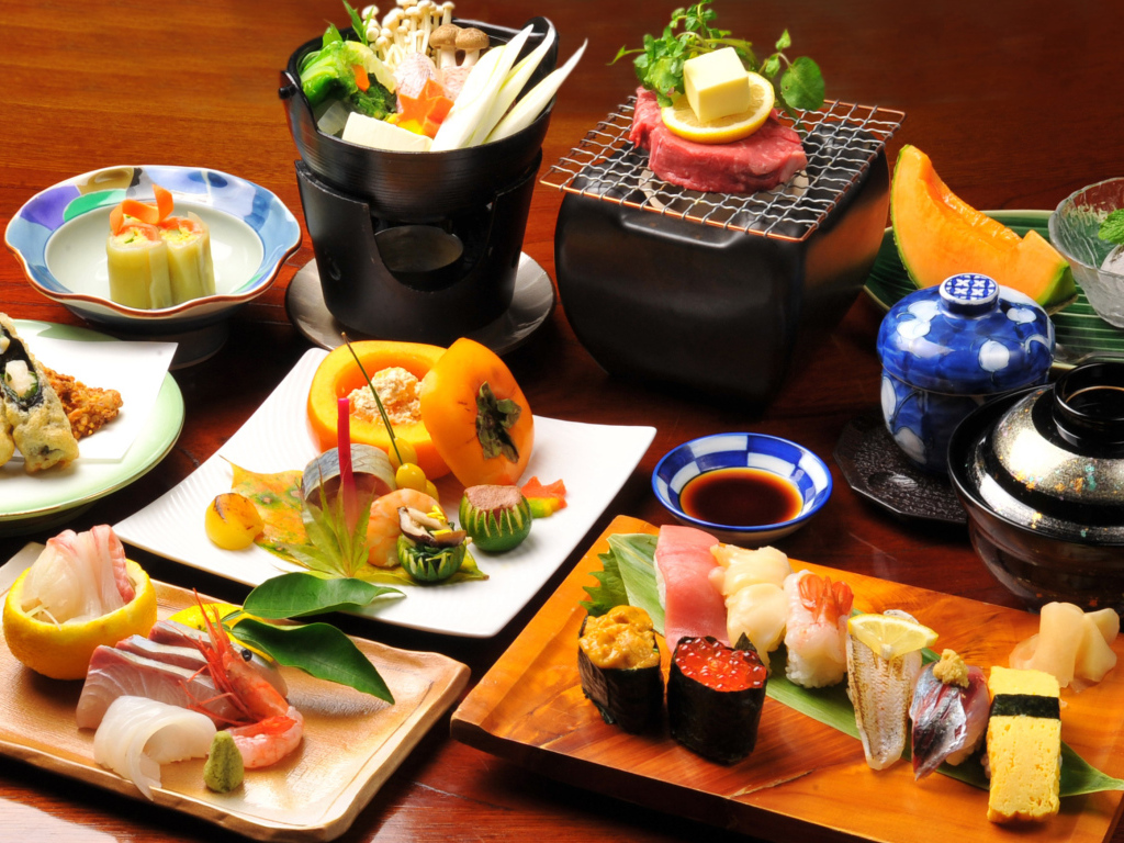 Японские блюда роллы