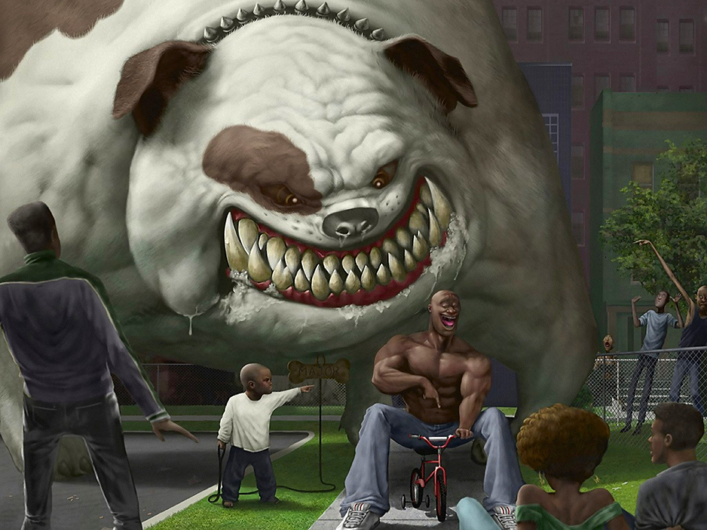 Шутка с собакой