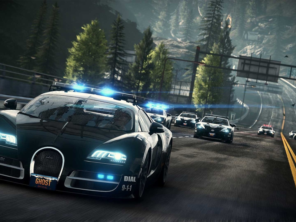 Полицейская машина в игре Need for speed rivals