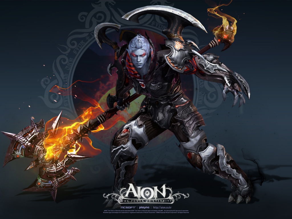 Видео игра Айон воин с оружием