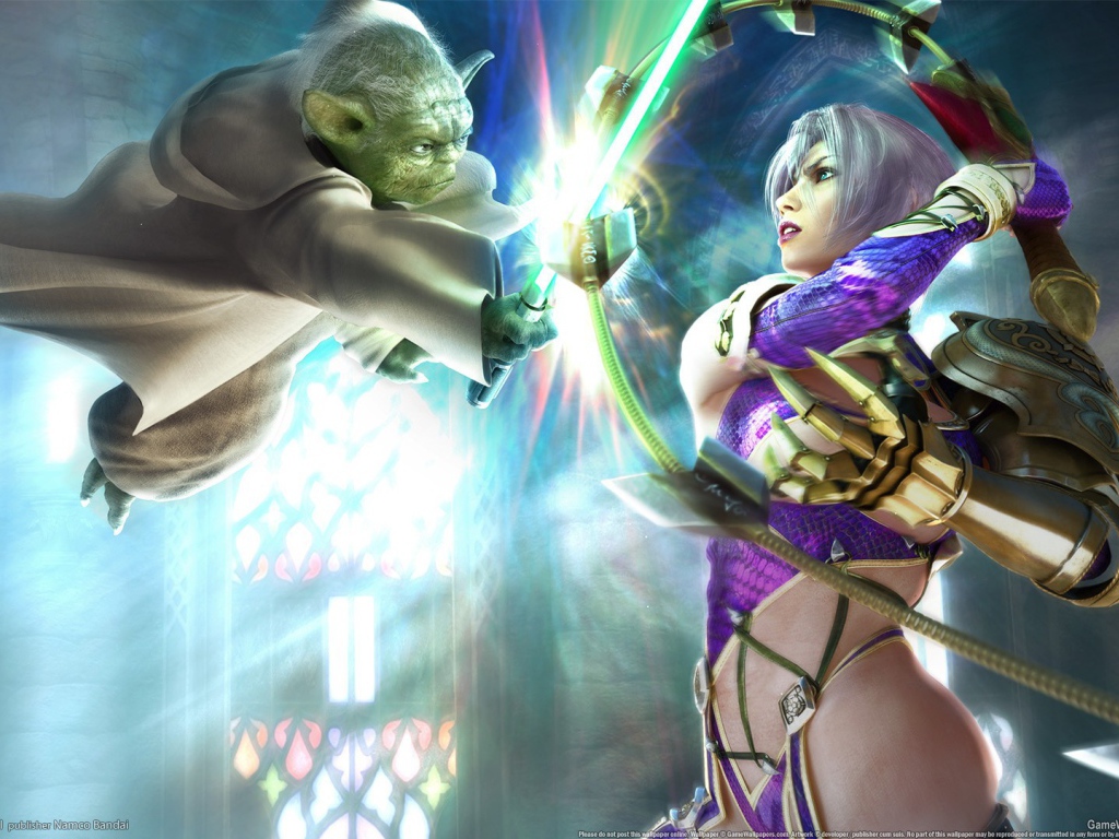 Видео игра Ivy Valentine Soul Calibur Yoda