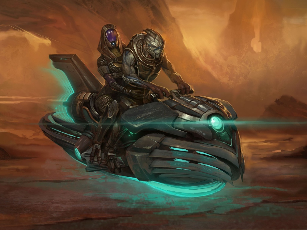 Инопланетяне на космоцикле