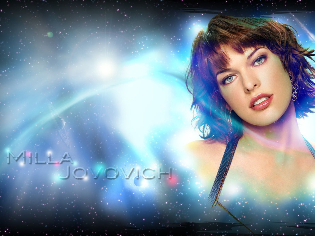 Красивая Милла Йовович