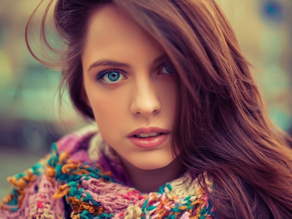 Голубоглазая девушка