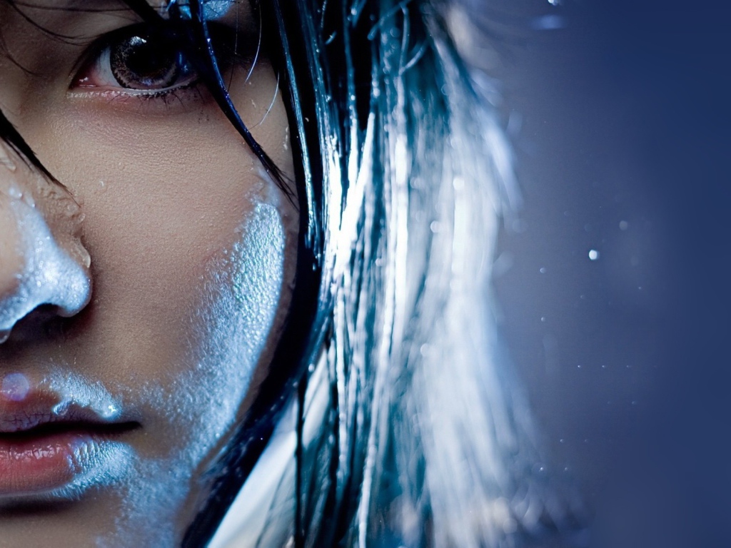 Девушка под дождем