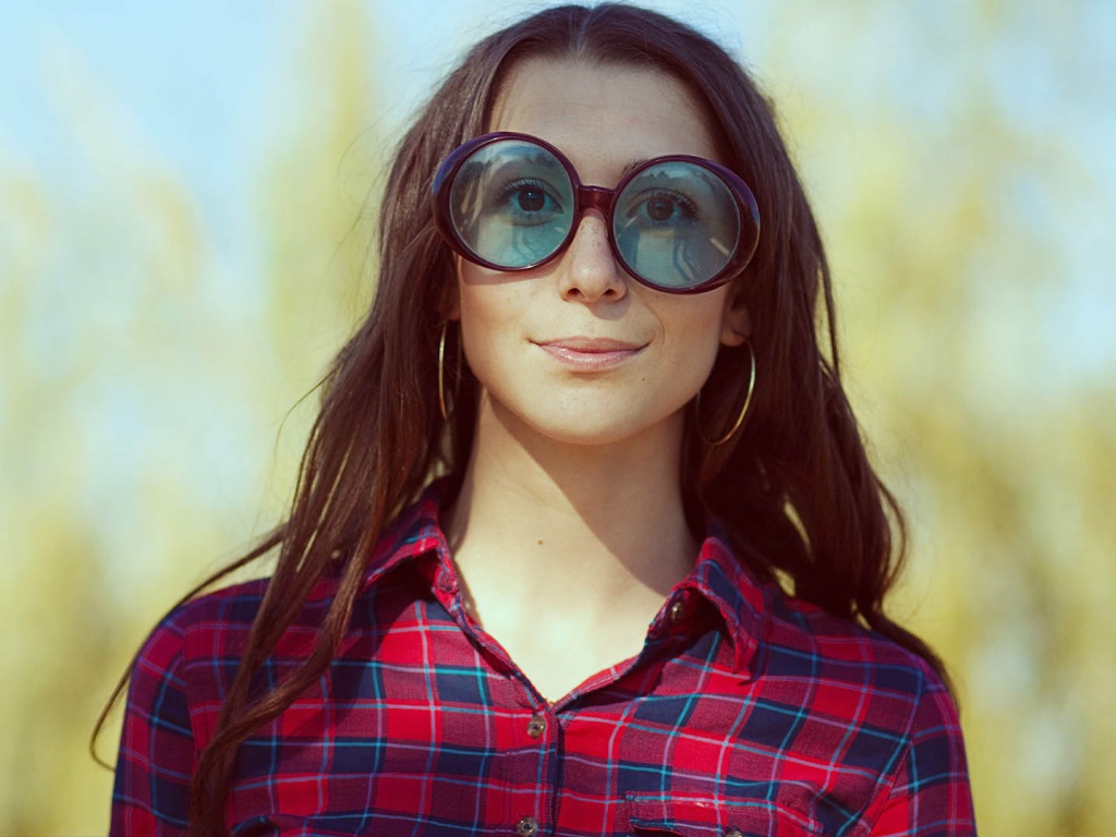 Большие круглые очки