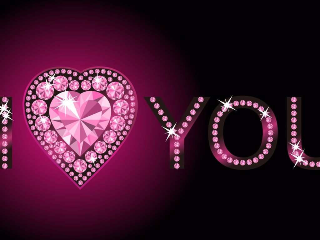 Кристальное сердце на День Святого Валентина 14 февраля