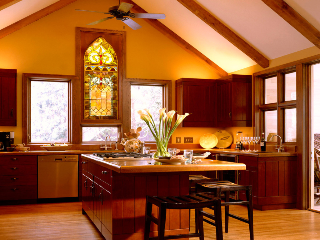 Кухня на вилле