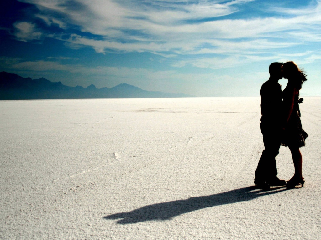 Поцелуй на пляже