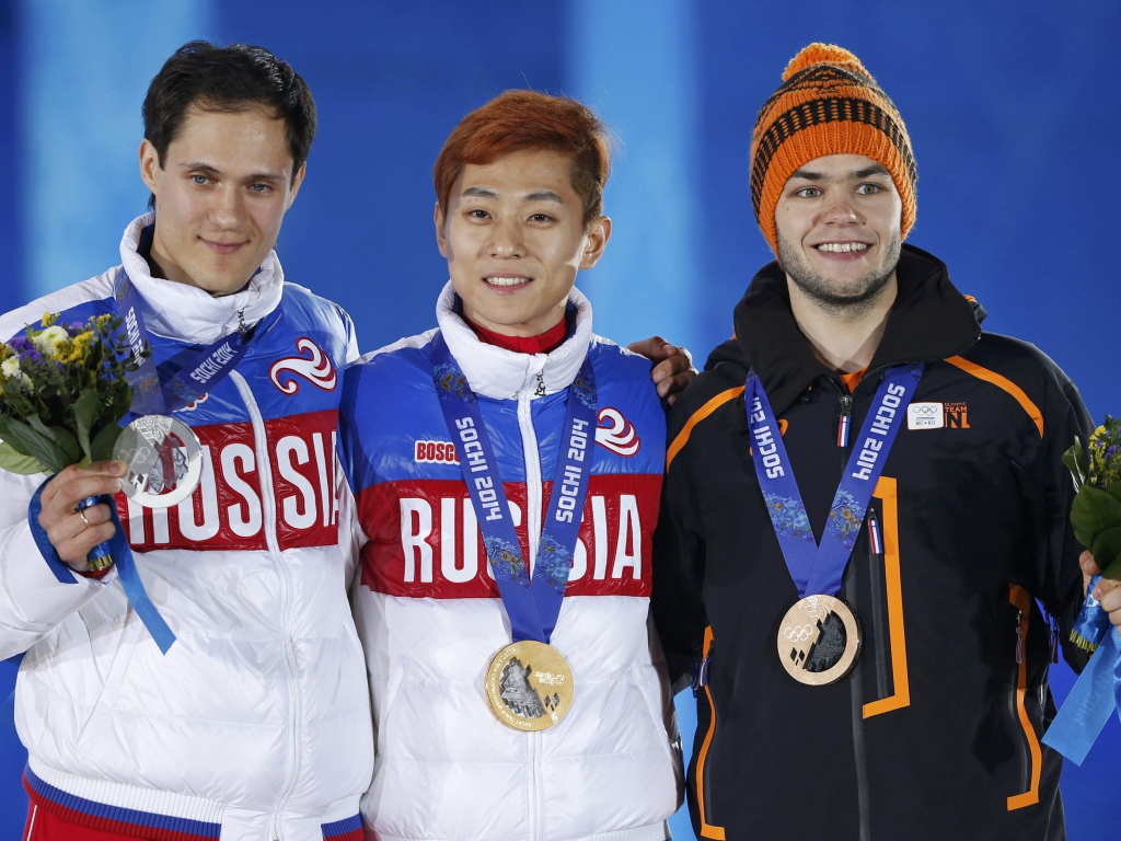 На пьедестале Олимпиады Виктор Ан