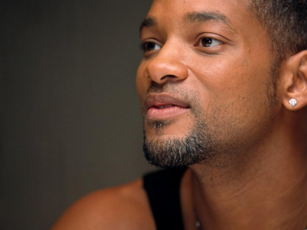 Уилл Смит с алмазной сережкой