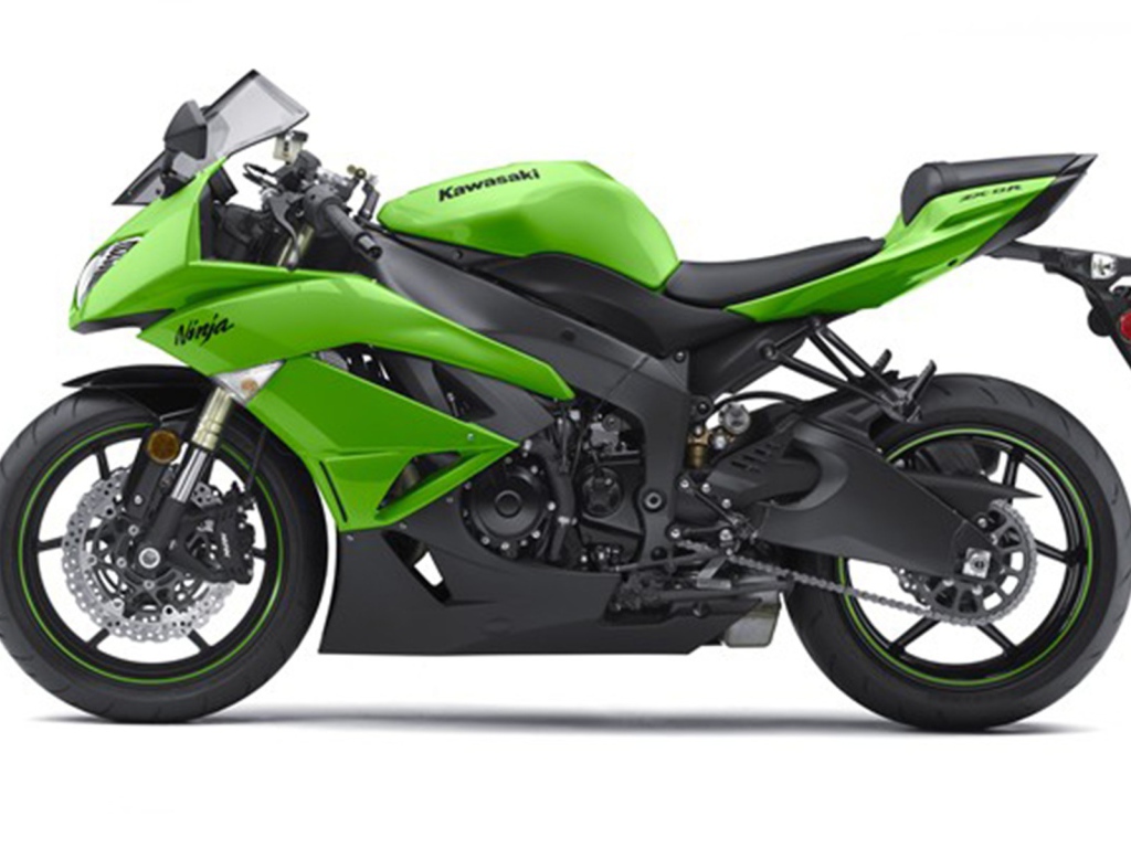 Мотоцикл модели Kawasaki Ninja ZX-6R