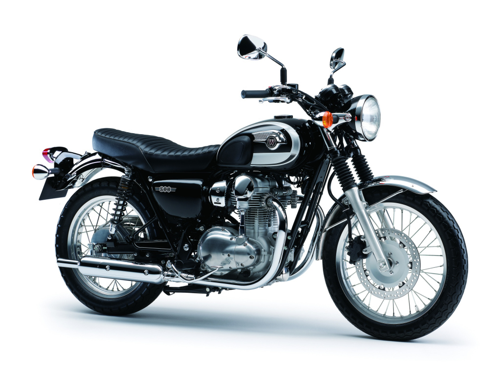 Невероятно быстрый мотоцикл Kawasaki W 800