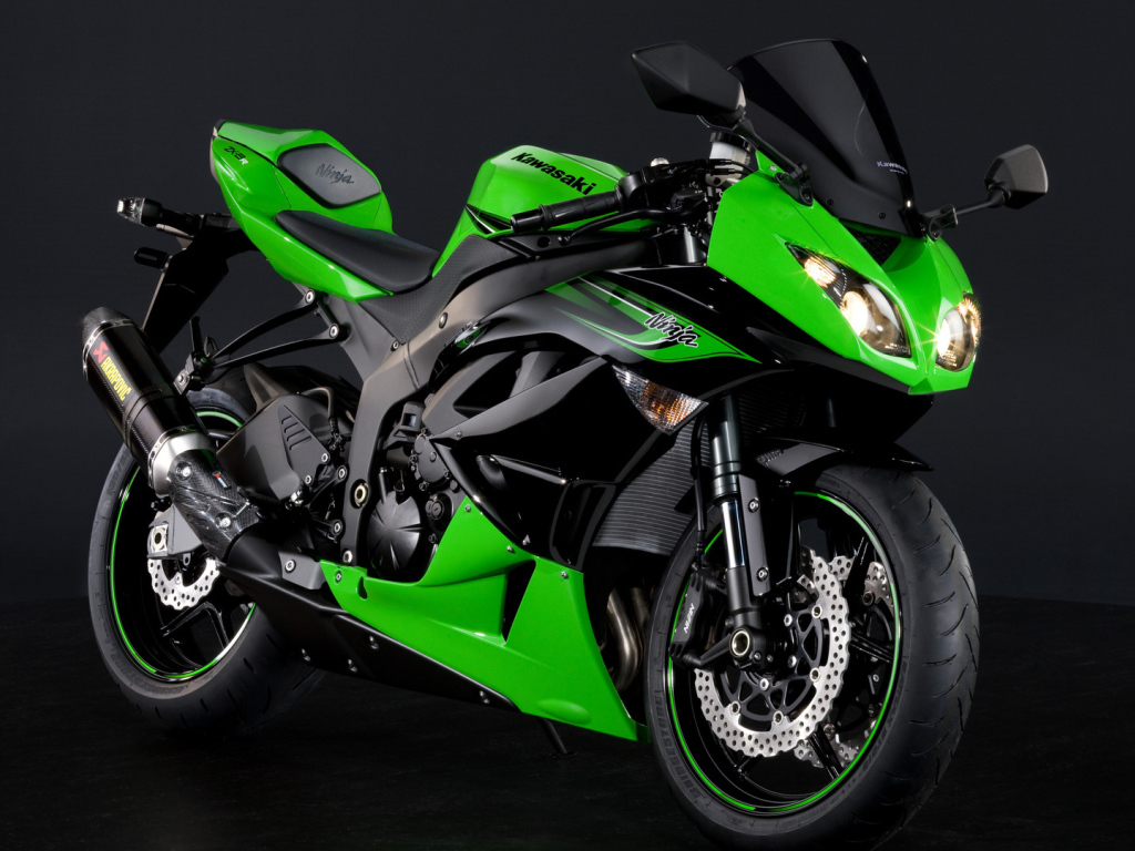 Невероятно быстрый мотоцикл Kawasaki Ninja ZX-6R