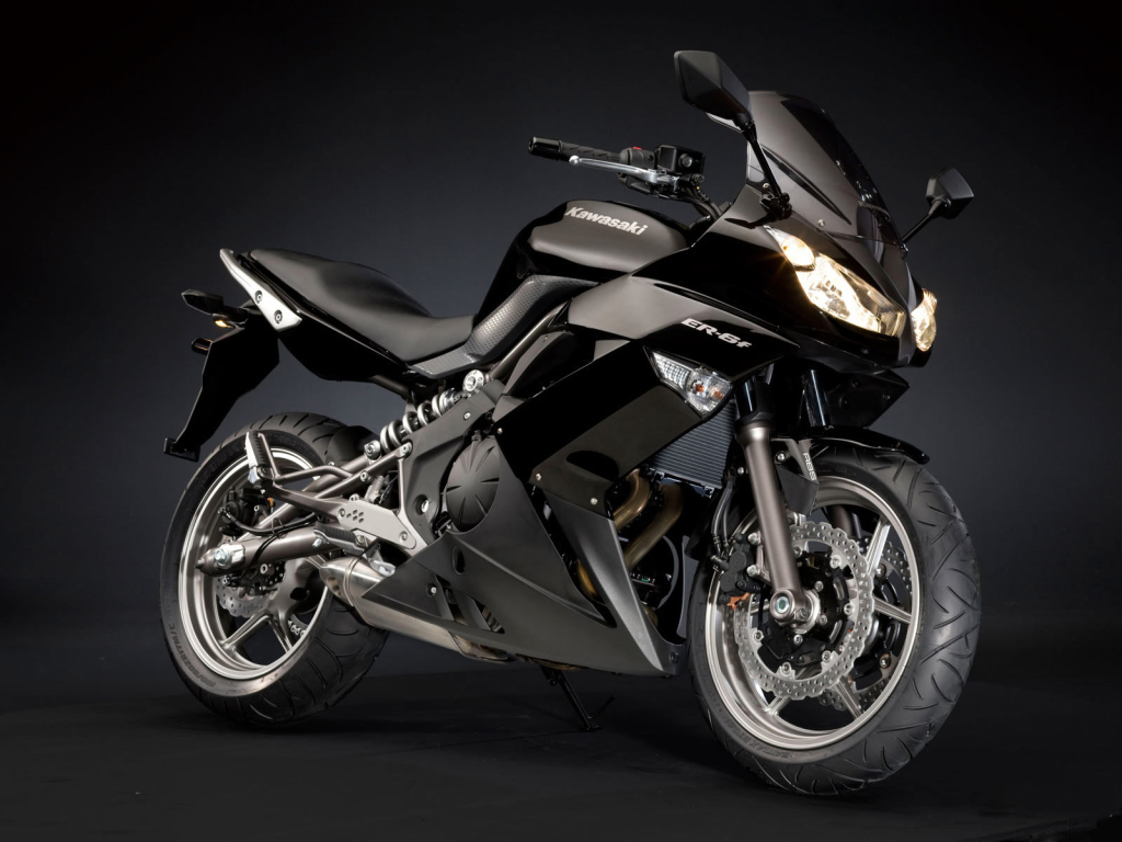 Популярный мотоцикл Kawasaki ER-6f