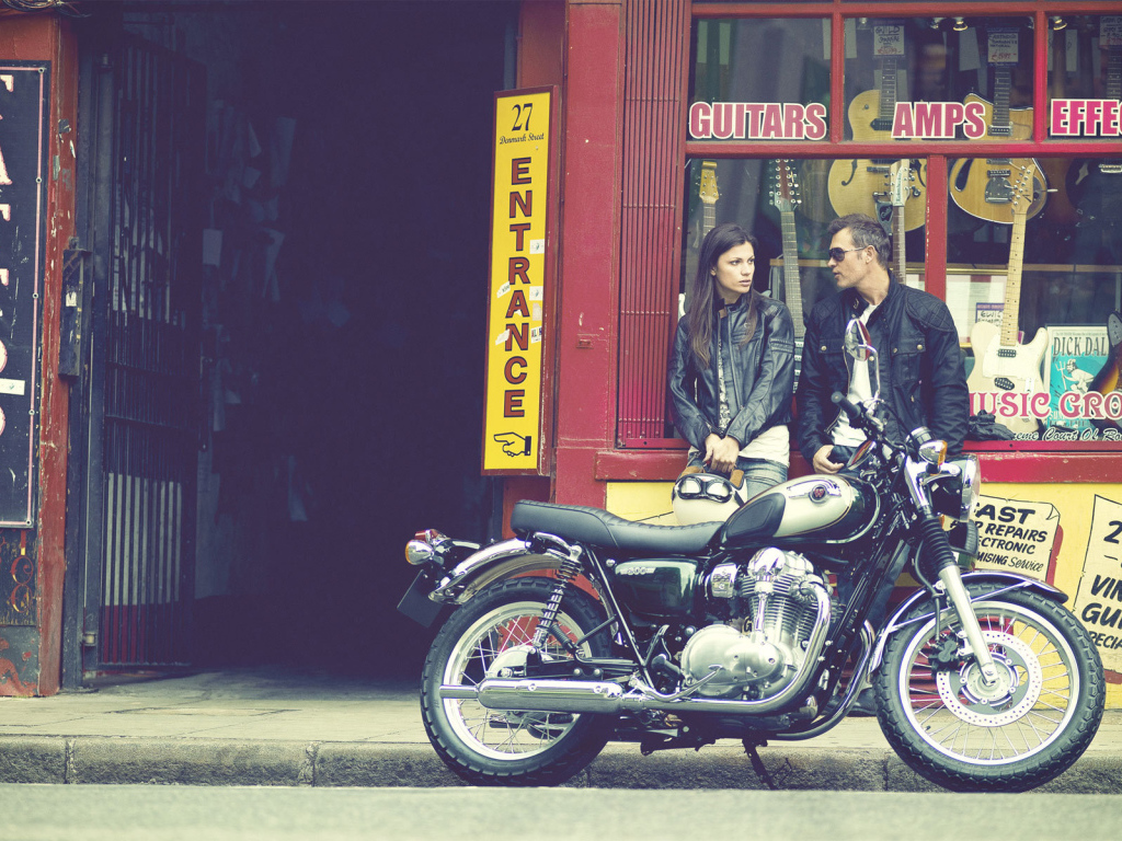 Надежный мотоцикл Kawasaki W 800