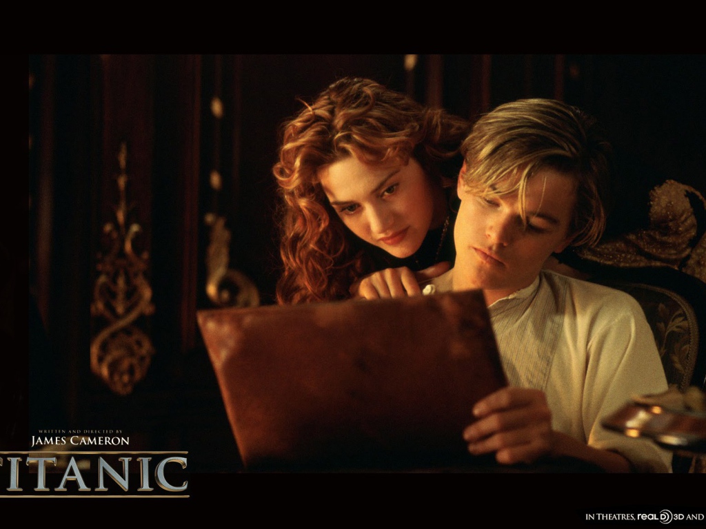 Джек показывает свои рисунки в фильме Титаник