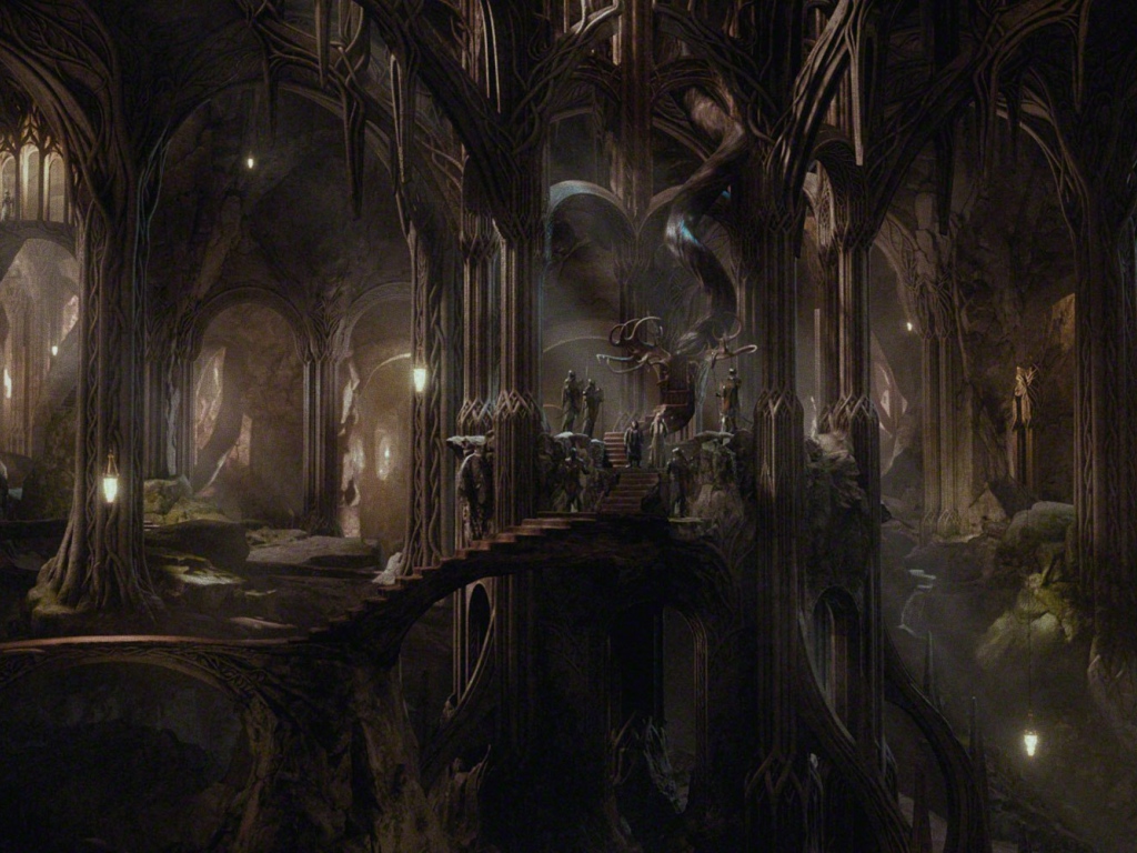 Дворец в фильме Хоббит Битва пяти армий