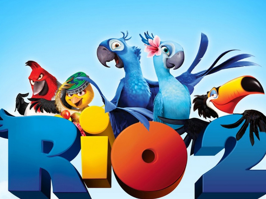 Рио 2 птицы на пляже