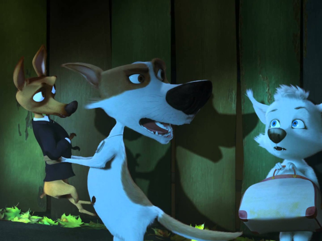 Кадр из фильма Белка и Стрелка Лунные приключения