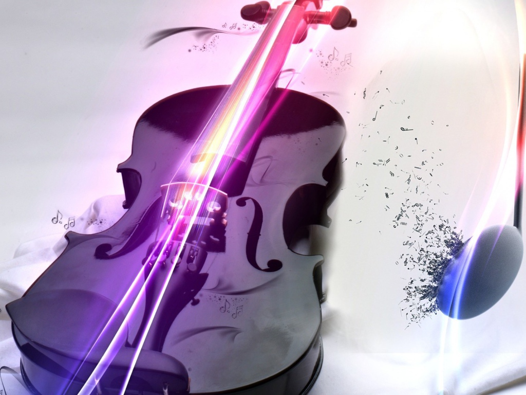 Лучи вместо струн