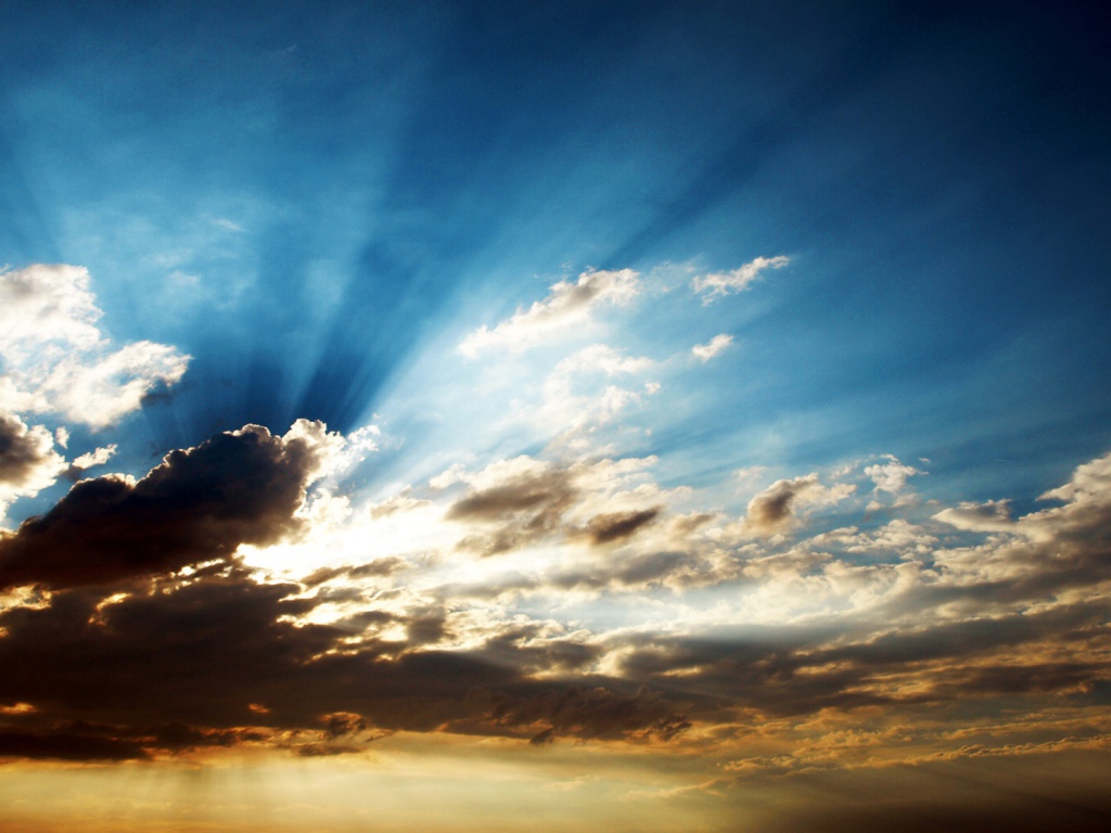 Лучи солнца