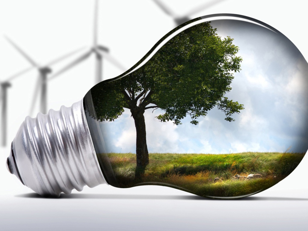 Природа в лампочке