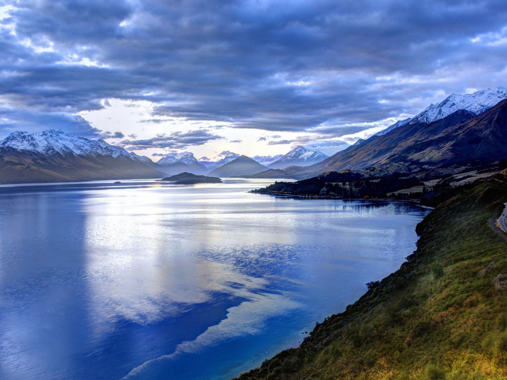 Пейзаж Новой Зелландии