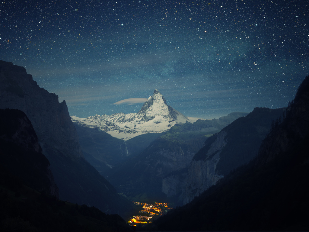 Вид на гору Маттерхорн