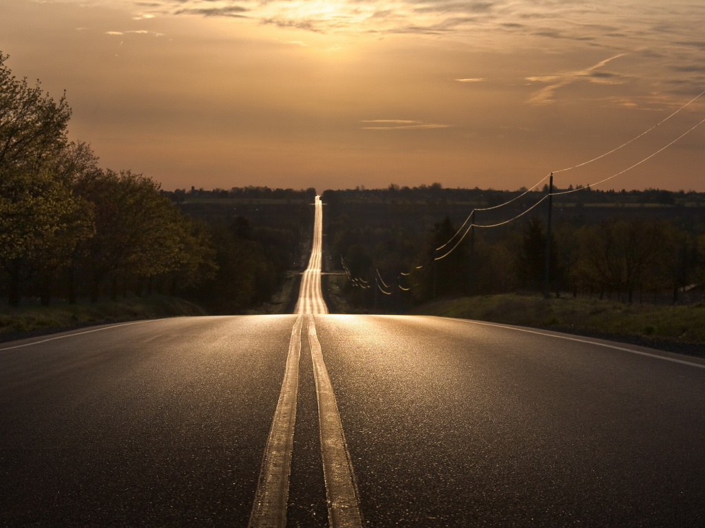 Светящееся дорога