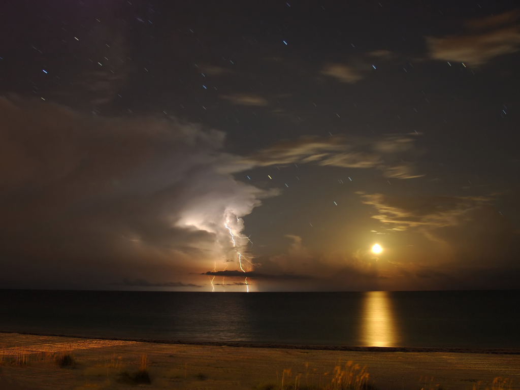 Гроза в Мексиканском заливе