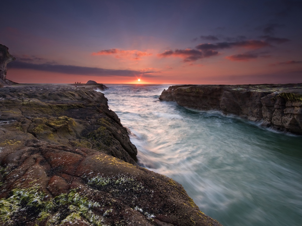 Закат на пляже Мурива