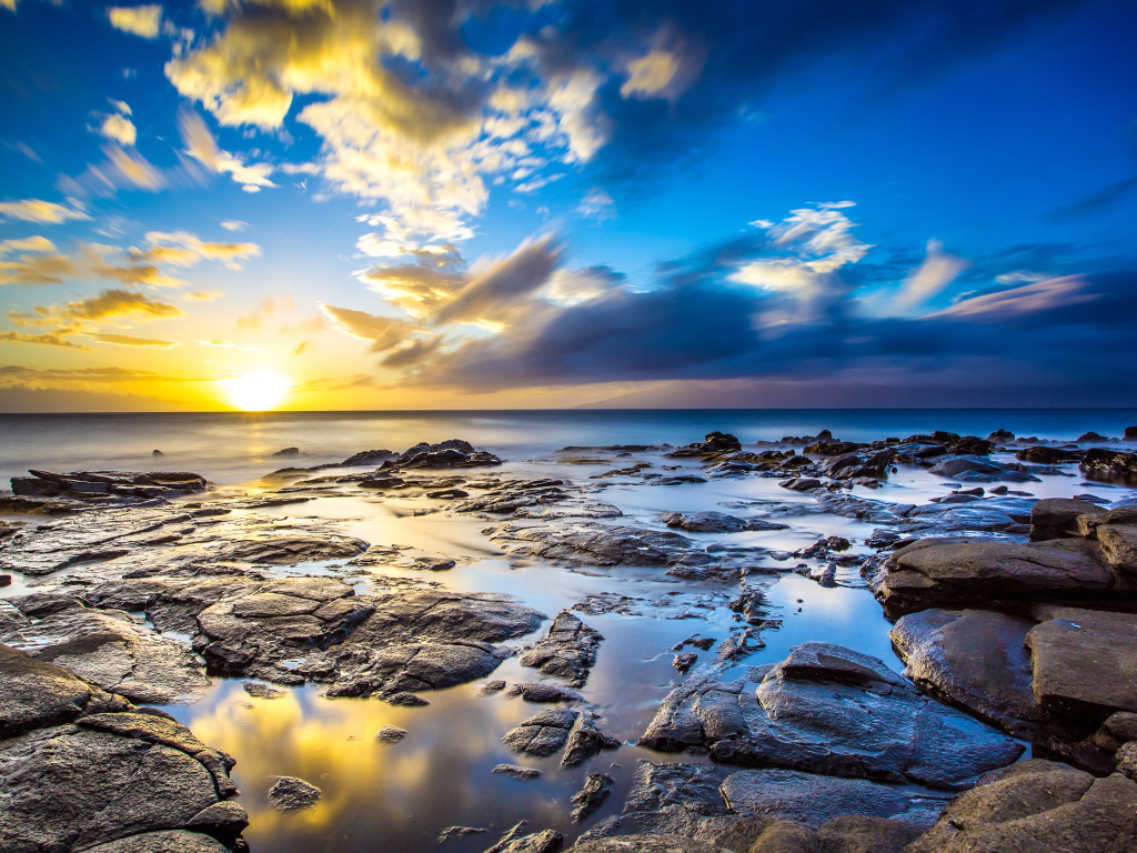 Закат на Гавайях