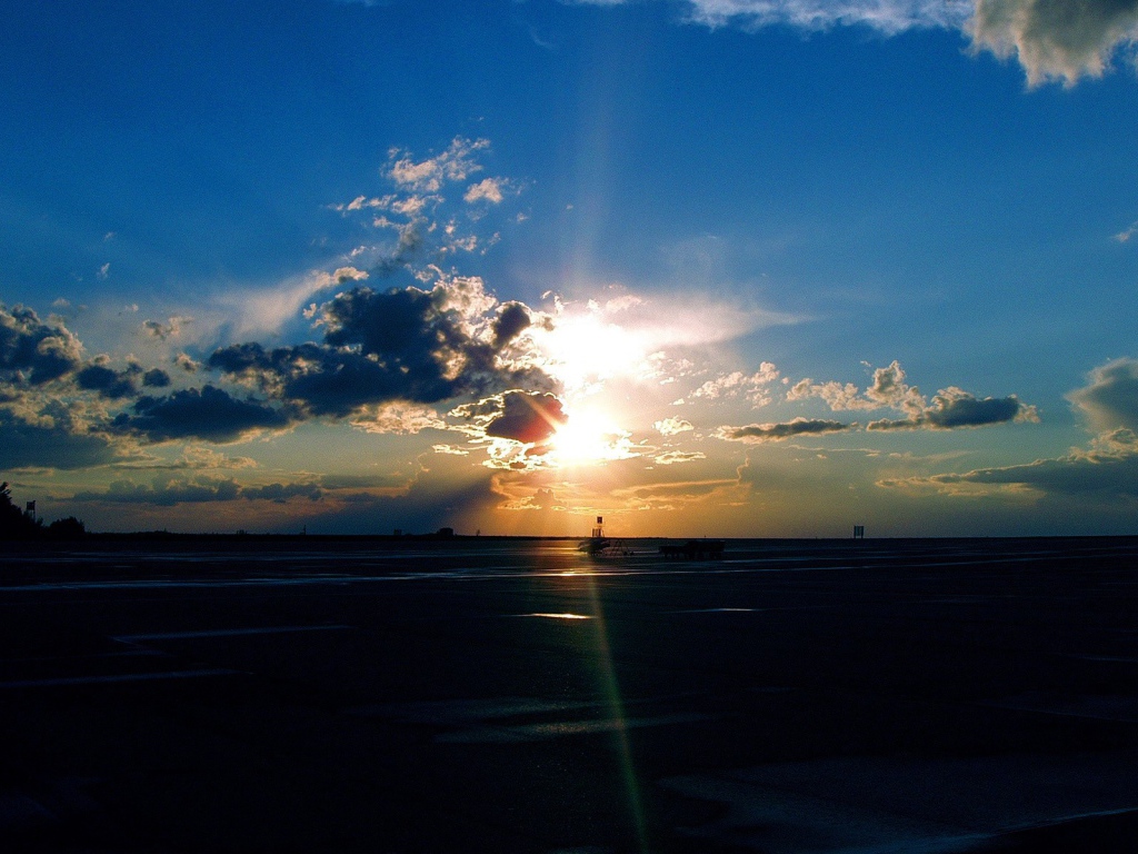 Красота природы при закате