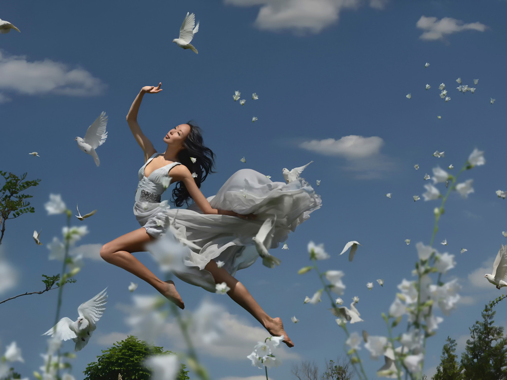 Полет с птицами