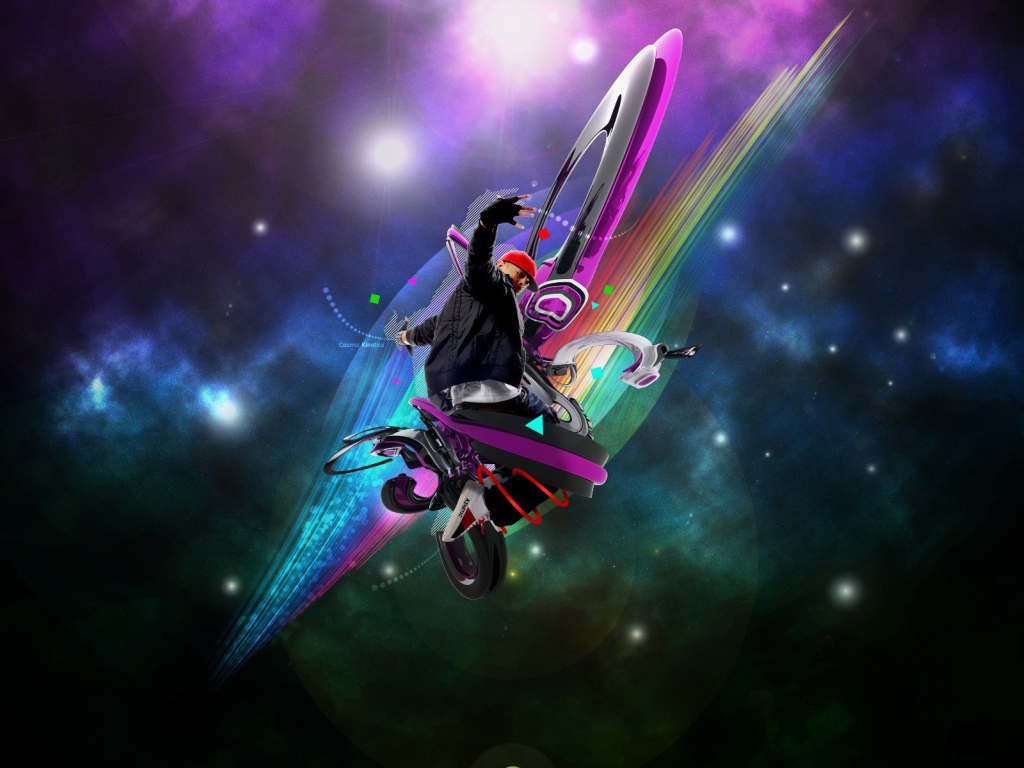 Абстракция с танцором