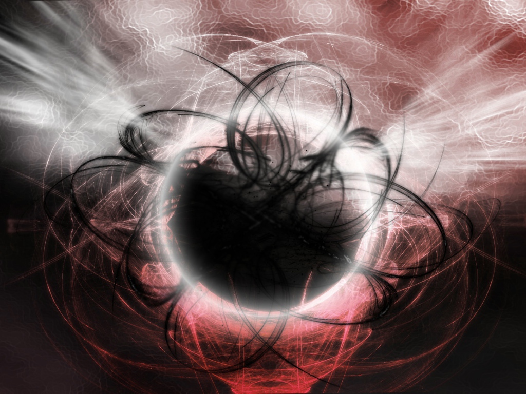 Светящийся черный шар