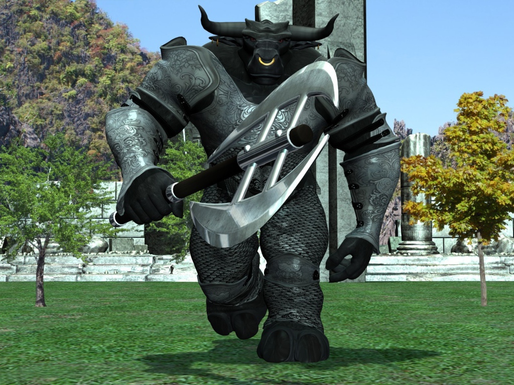 Минотавр с топором