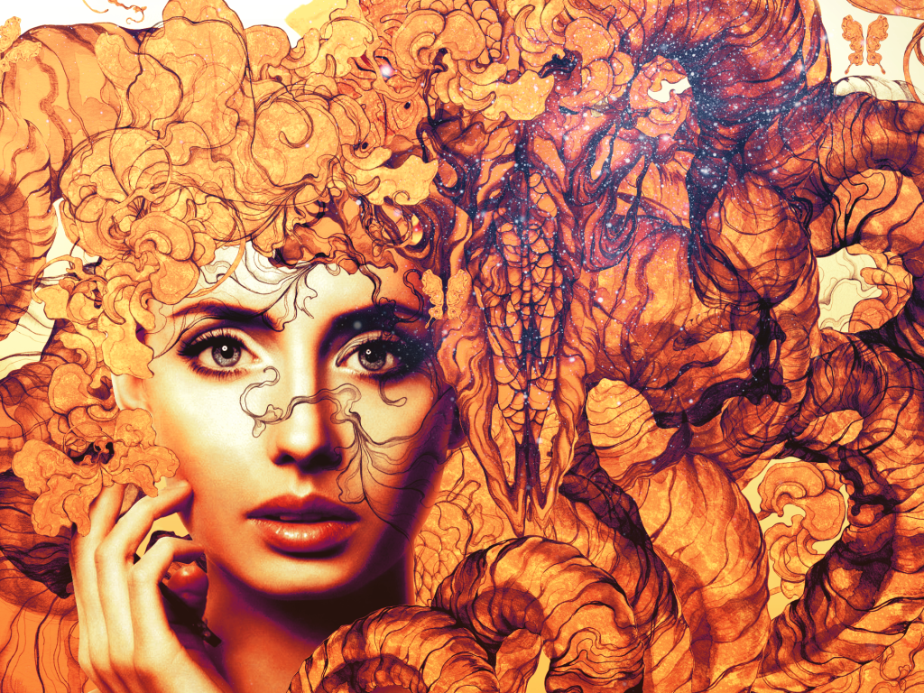 Лицо девушки