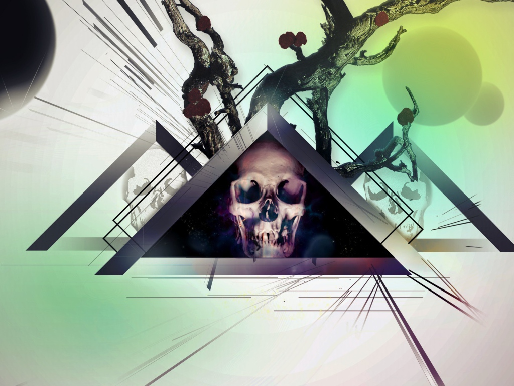 Череп в треугольнике