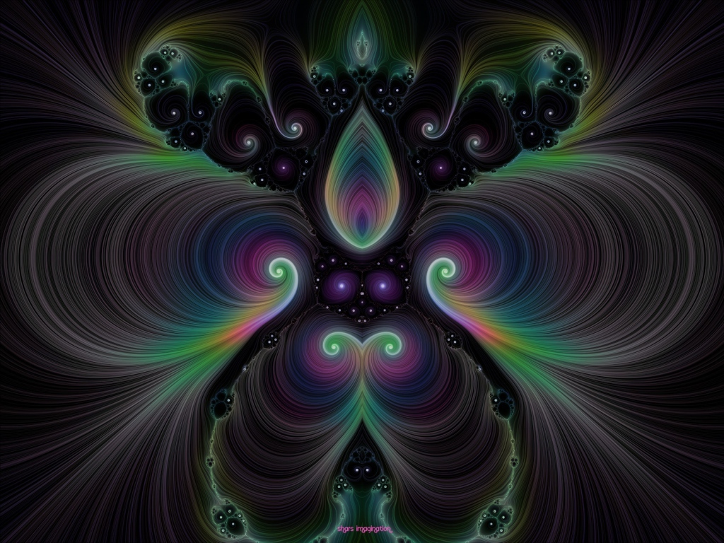 Симметричный абстрактный рисунок