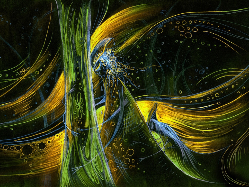 Абстрактные птицы